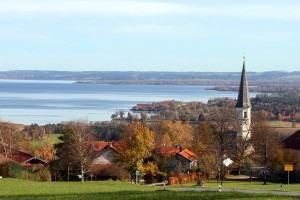 Blick auf den Chiemsee